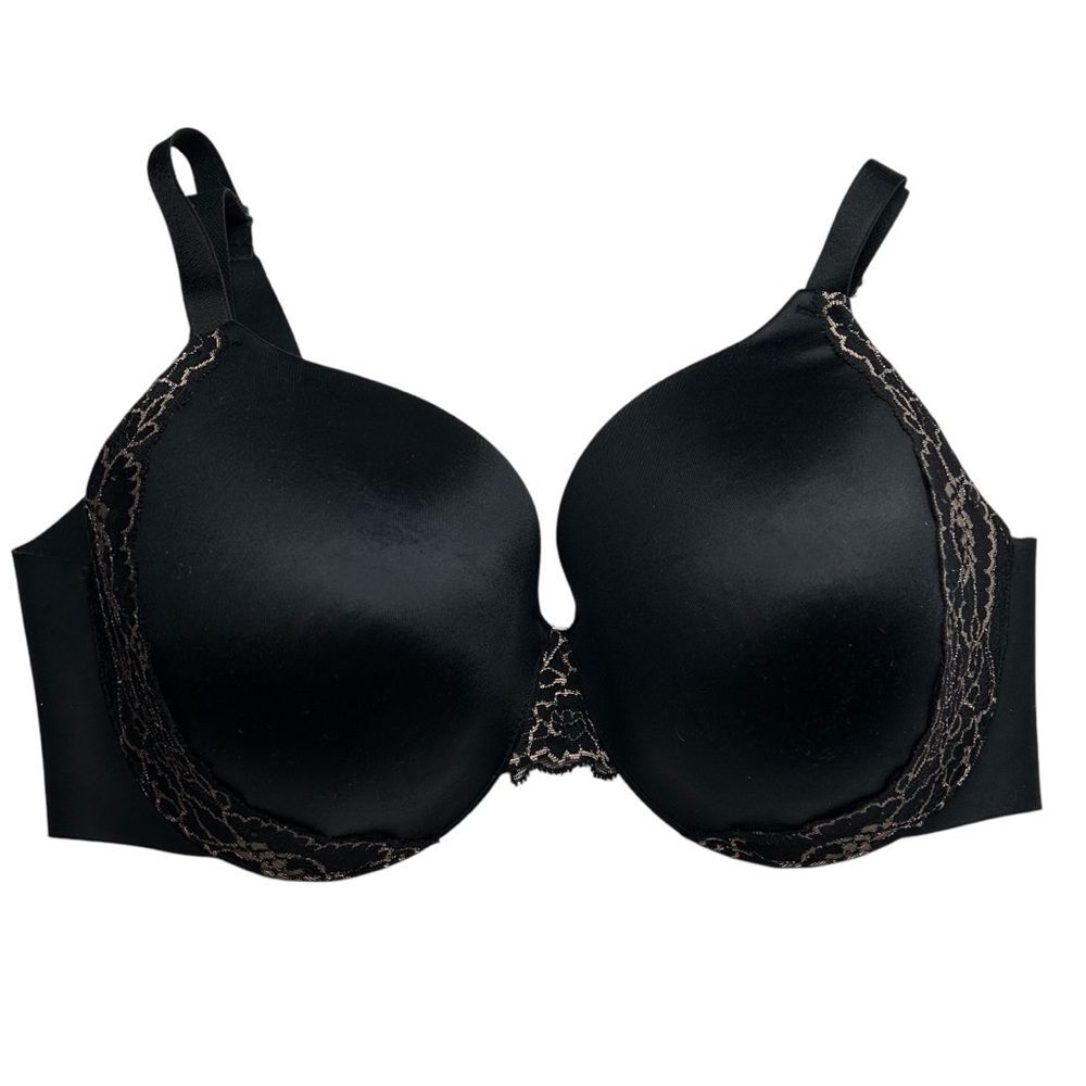 Soma Black Lace Vanishing Back full coverage Bra 36DDD